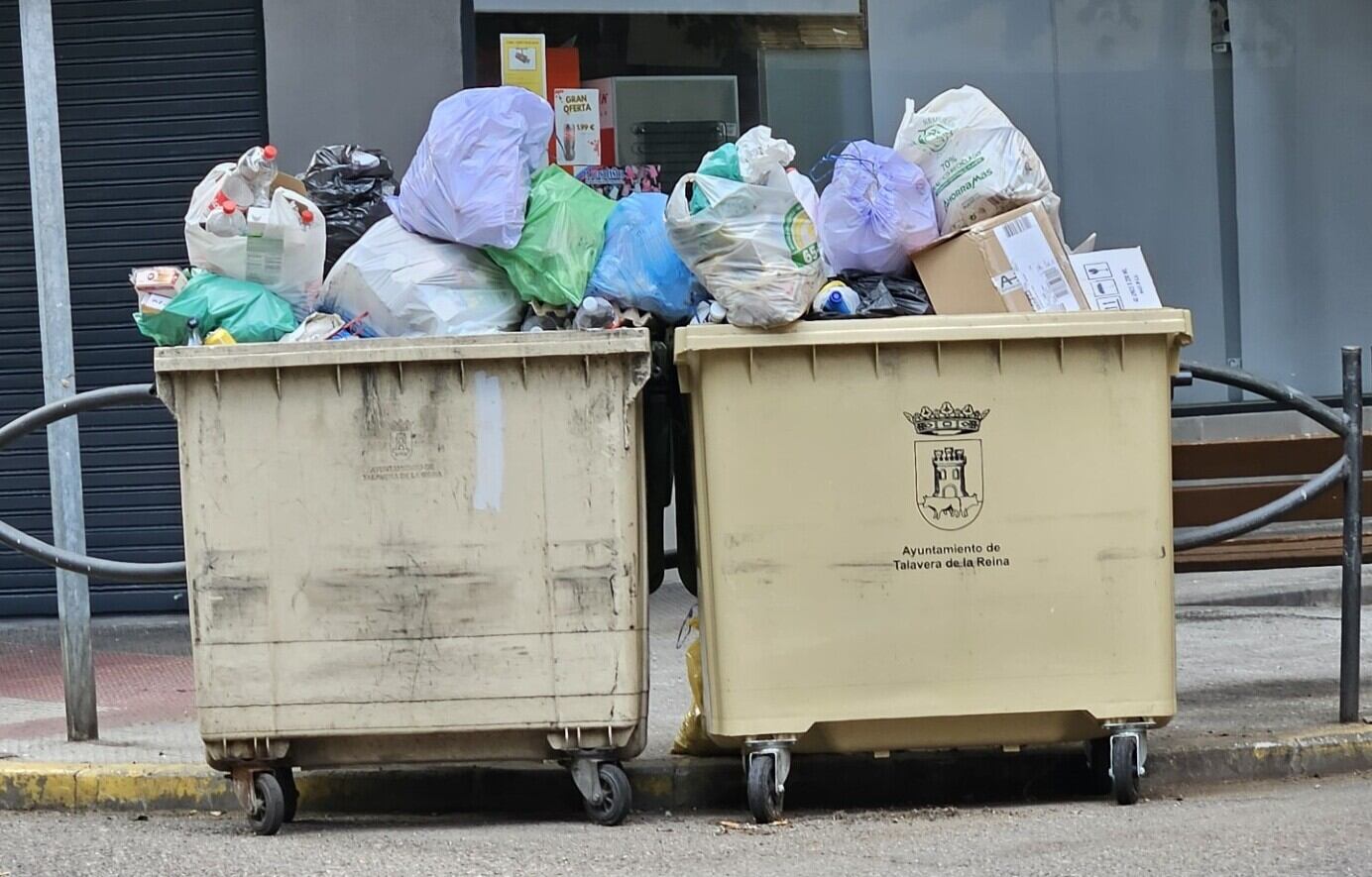 Contenedores de basura de Talavera de la Reina