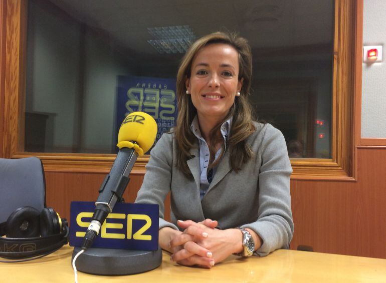 Carmen Navarro, en Radio Albacete en la anterior campaña electoral