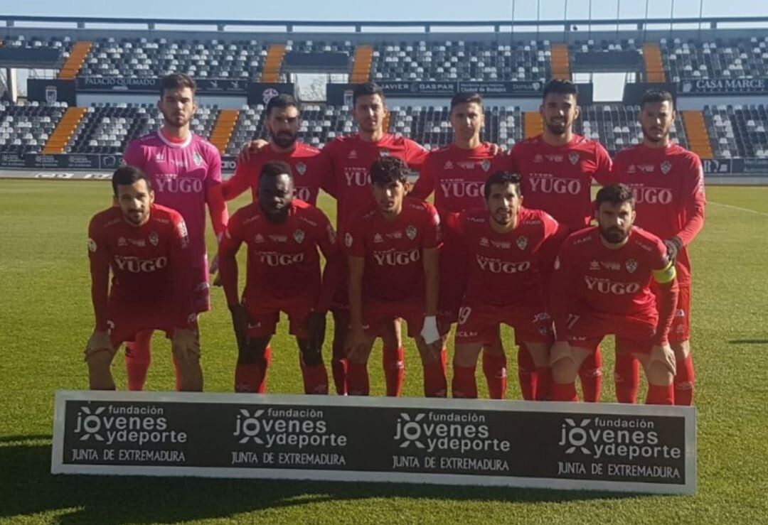 Once del Socuéllamos ante el Badajoz