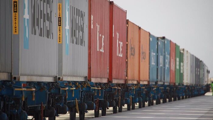 Tráfico ferroviario en el puerto de Algeciras
