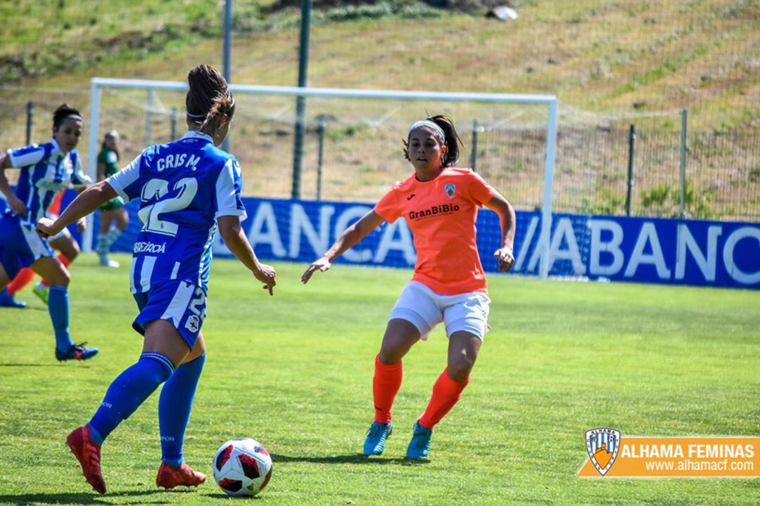 Carmen Fresneda en el partido de vuelta contra el Deportivo Abanca en La Coruña