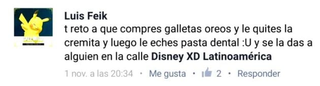 El mensaje de la persona que le pidió que gastara la broma.