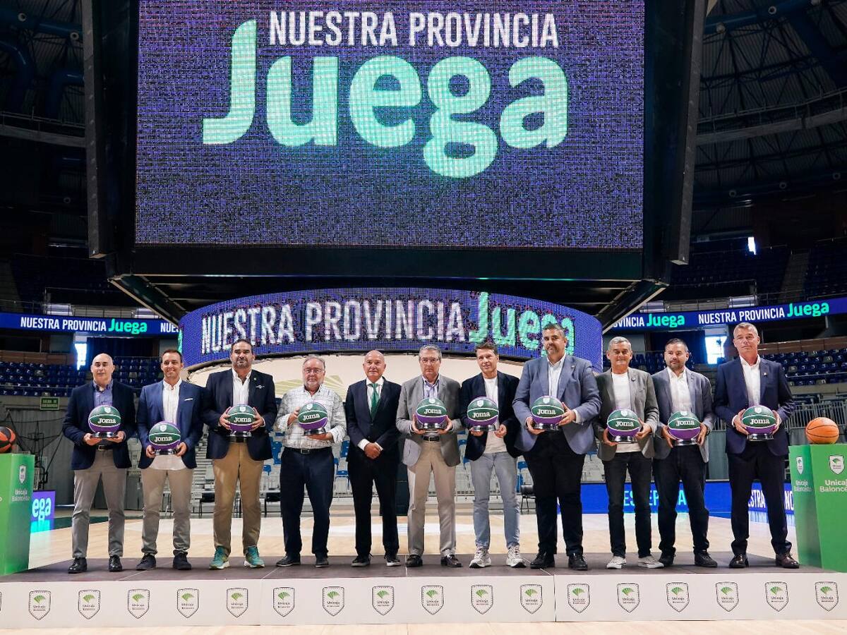 El Unicaja presenta la temporada de la campaña "Nuestra provincia juega"