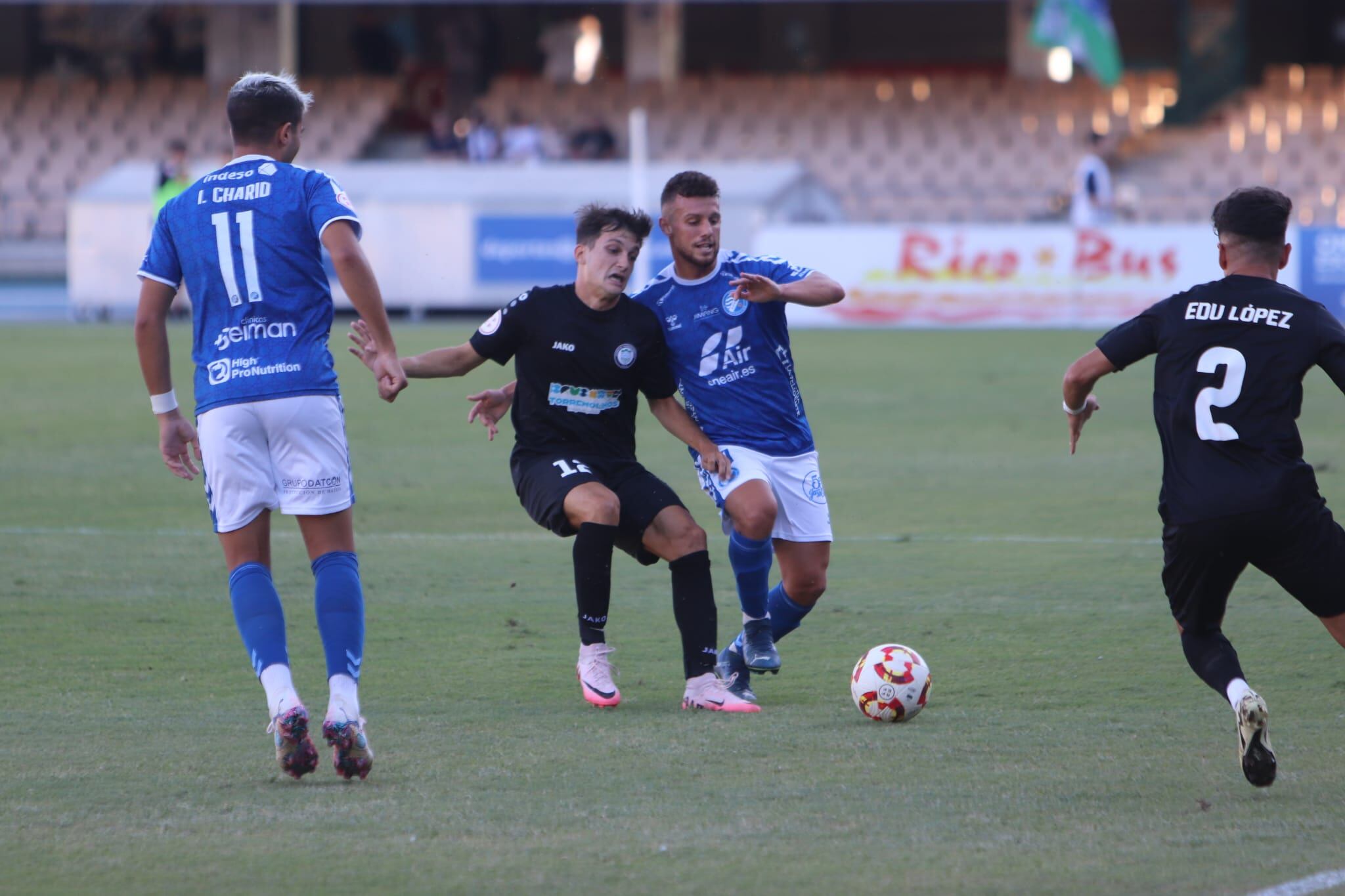 Imagen del partido entre el Xerez DFC y el JUventud Torremolinos