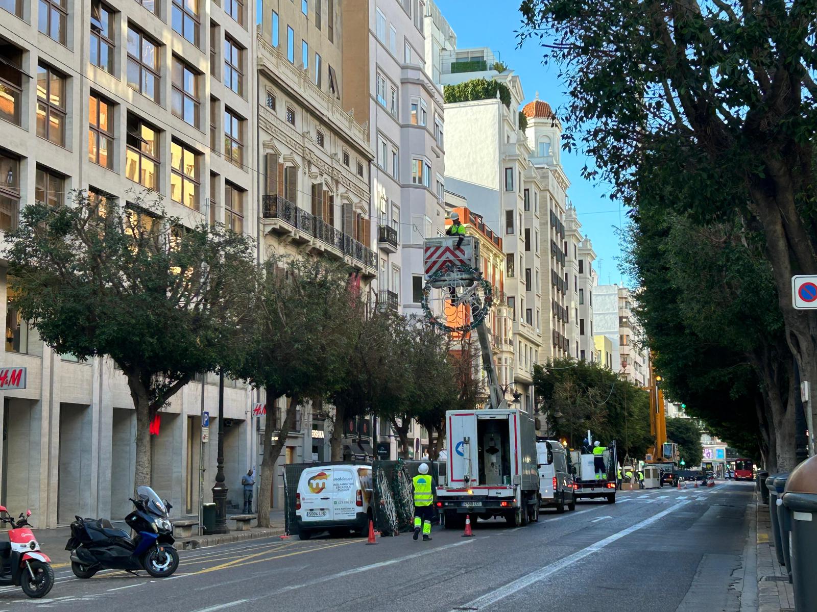 València prepara las luces navideñas