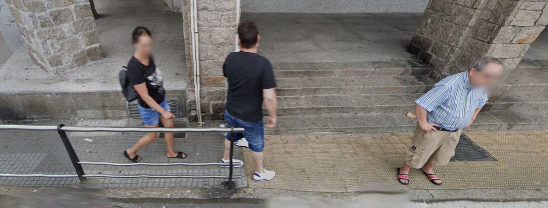 Escaleras de Barrié de la Maza en A Coruña