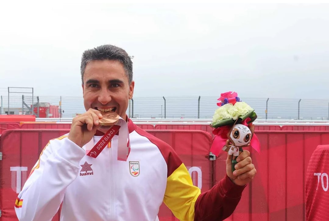 Luis Miguel García-Marquina, medalla de bronce en las paralimpiadas Tokio 2020 en ciclismo H3