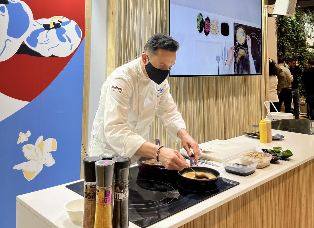 El chef Manuel Alonso en Madrid Fusión 2022