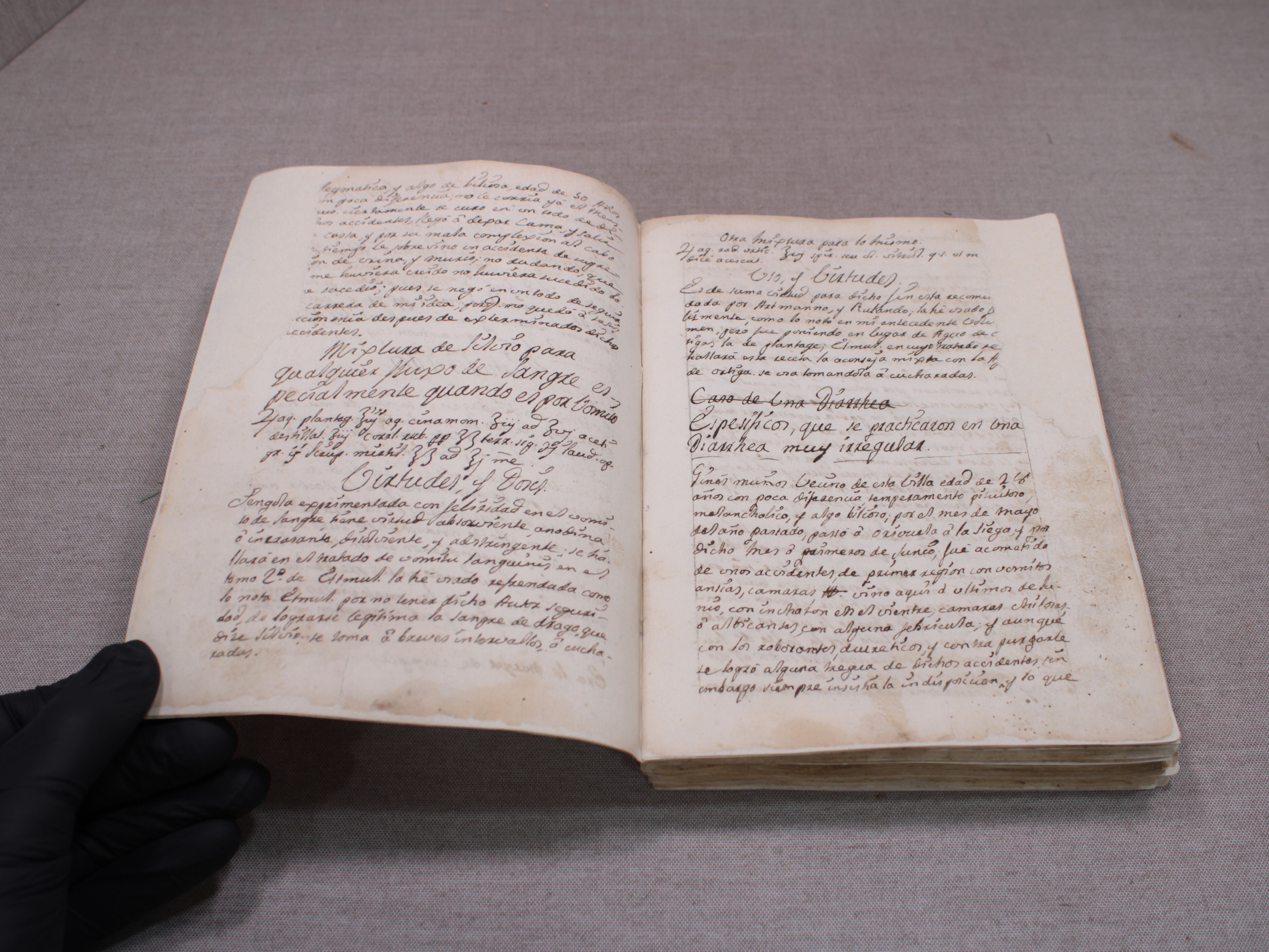 Imagen del Manuscrito Estruch que a partir de ahora estará en el MUVIM.