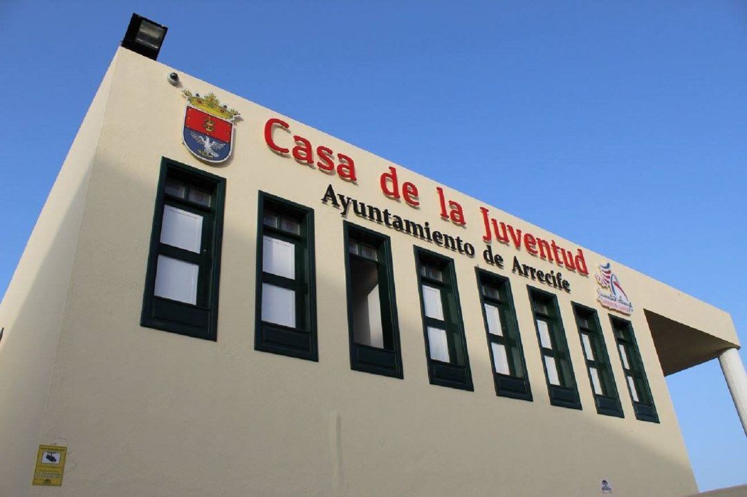 Exteriores de la Casa de la Juventud de Arrecife.