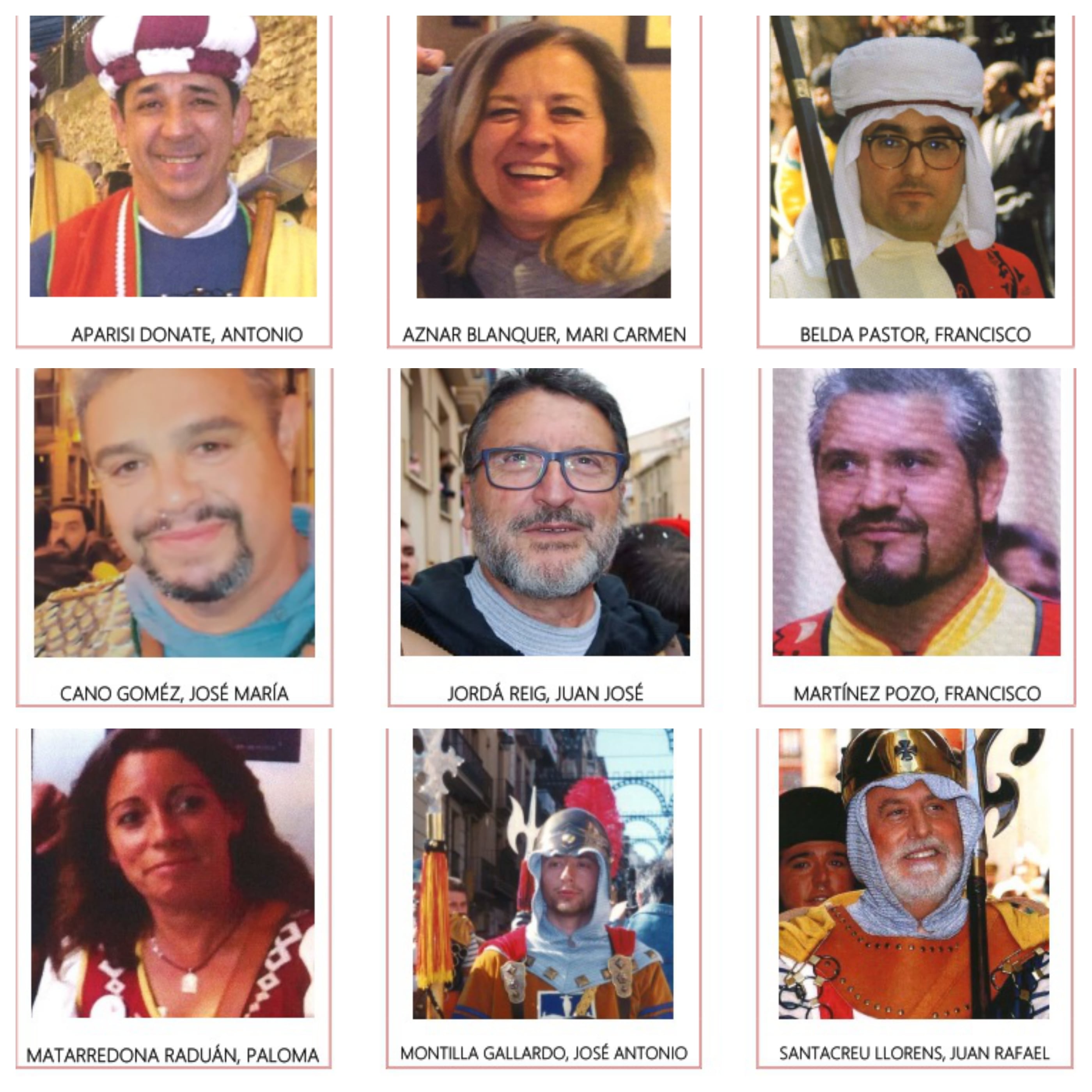 Candidatos Mayorales ASJ Alcoy