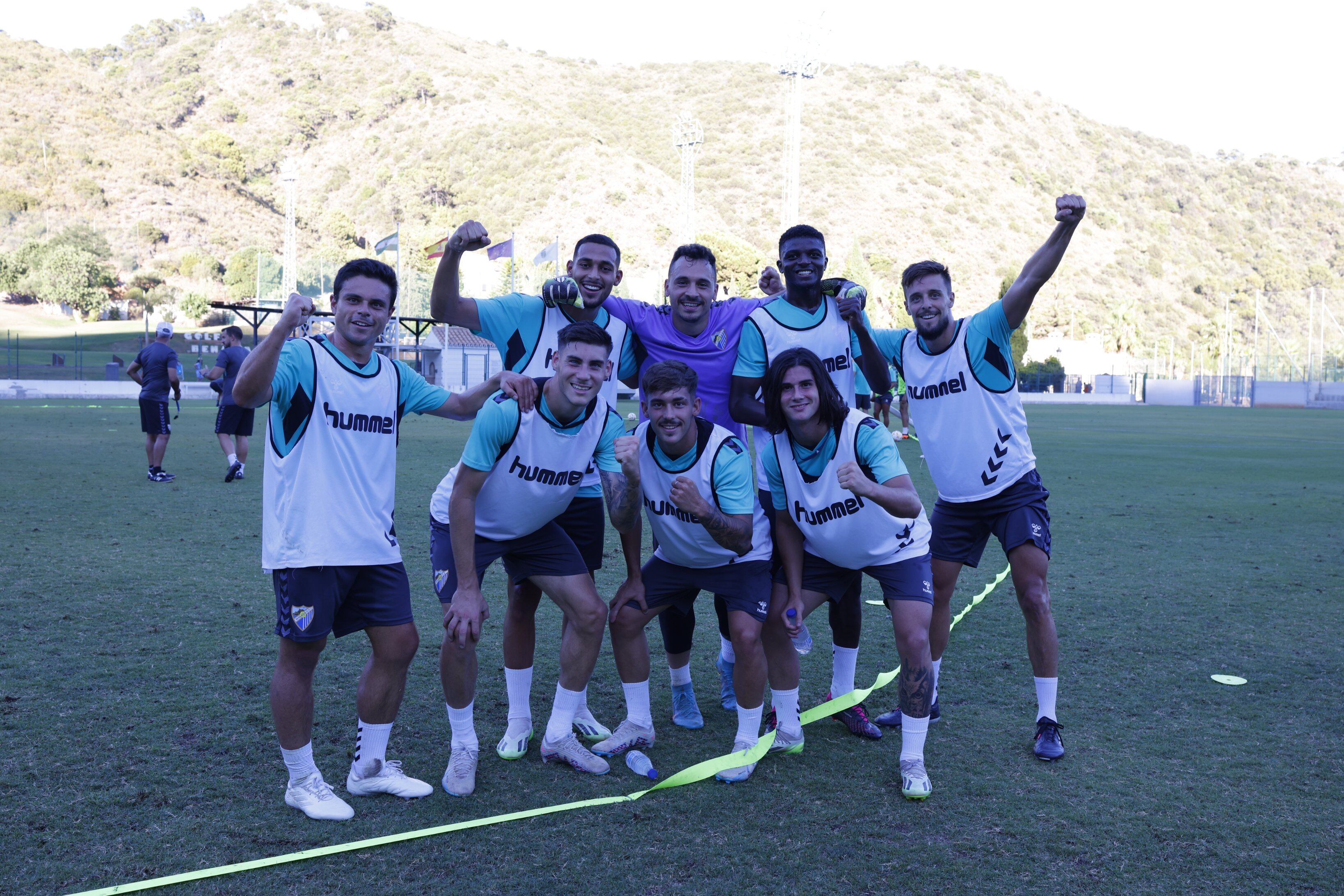 Entrenamiento del Málaga en Benahavís