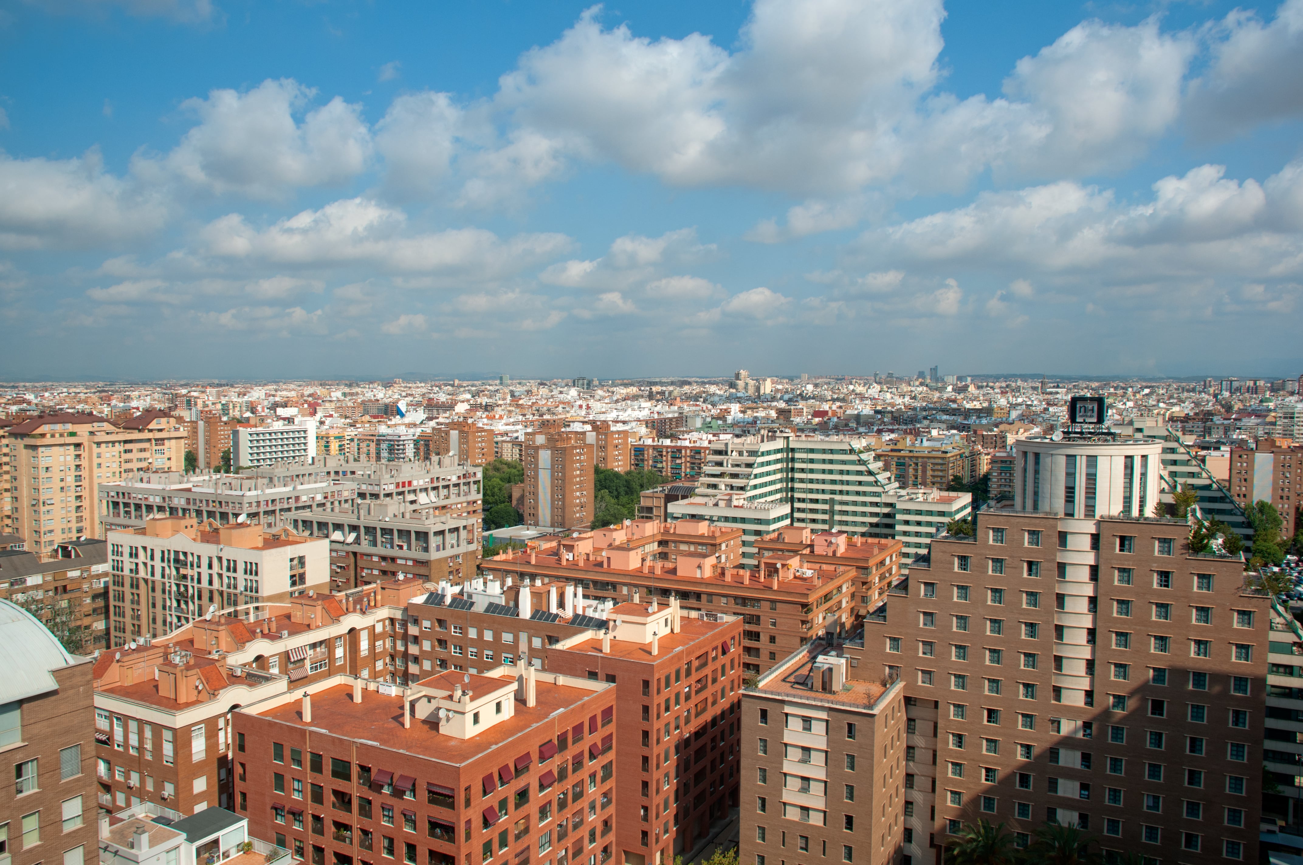 Imágen aérea de la ciudad de València en una foto de archivo.