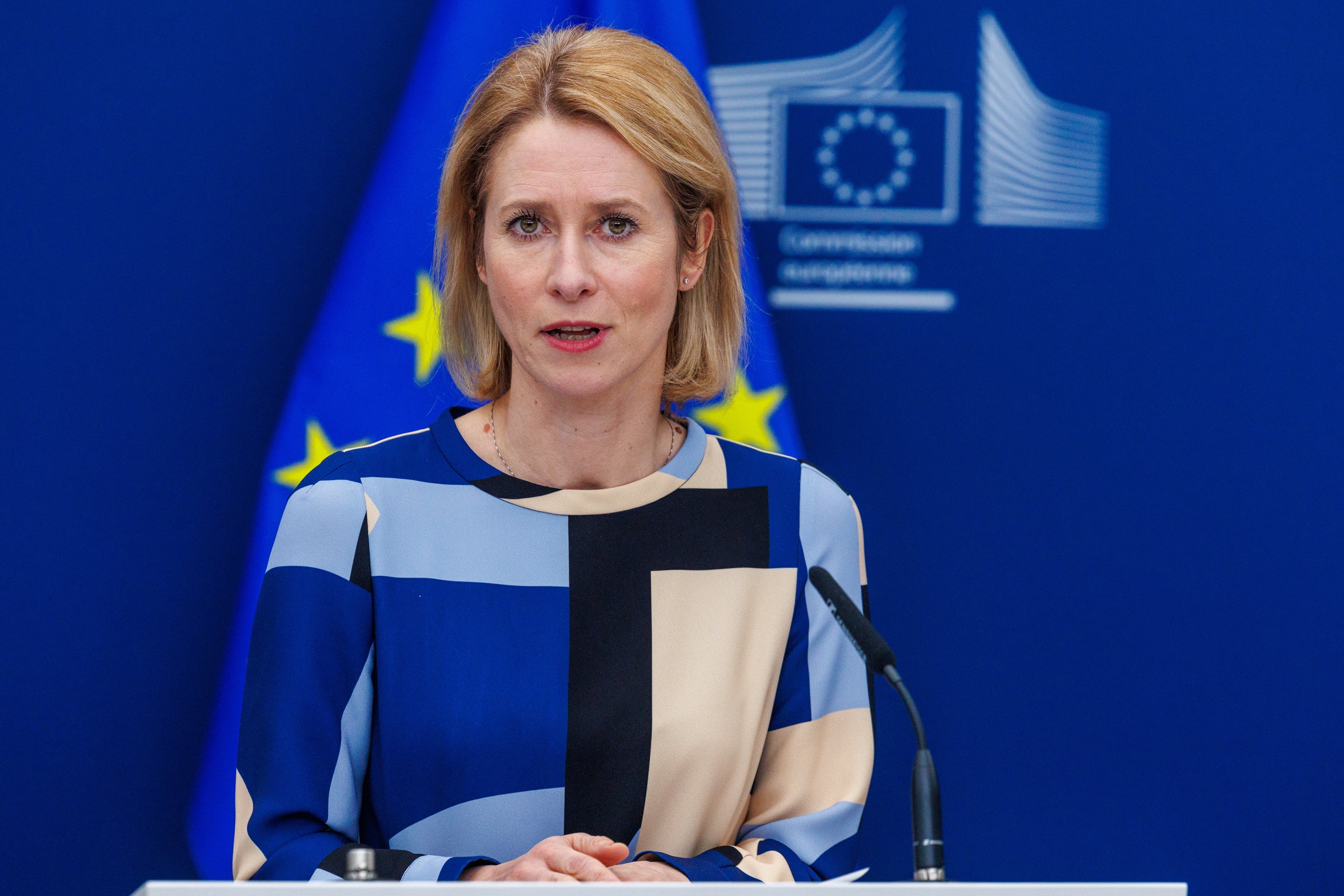 La alta representante para la Política Exterior de la UE, Kaja Kallas