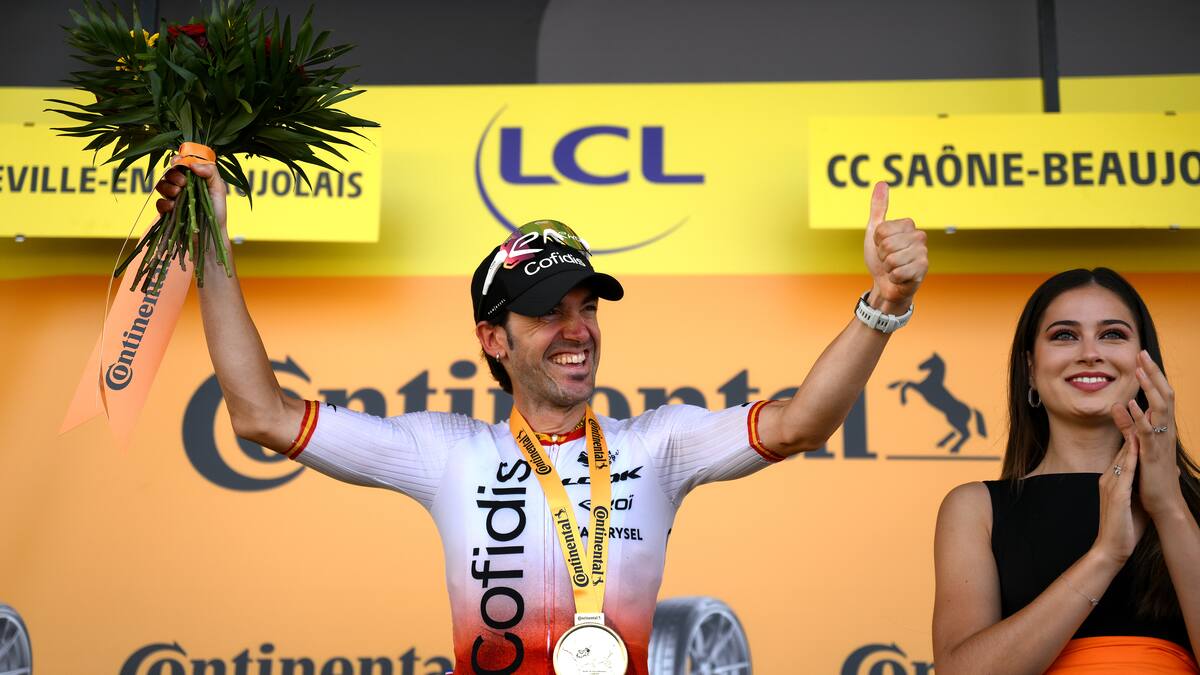 Ion Izaguirre desvela en 'El Larguero' cómo se gestó su triunfo en el Tour: "Me he visto con fuerza y he atacado con todo lo que tenía"