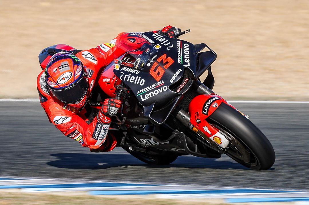 Bagnaia el último día de test en Jerez