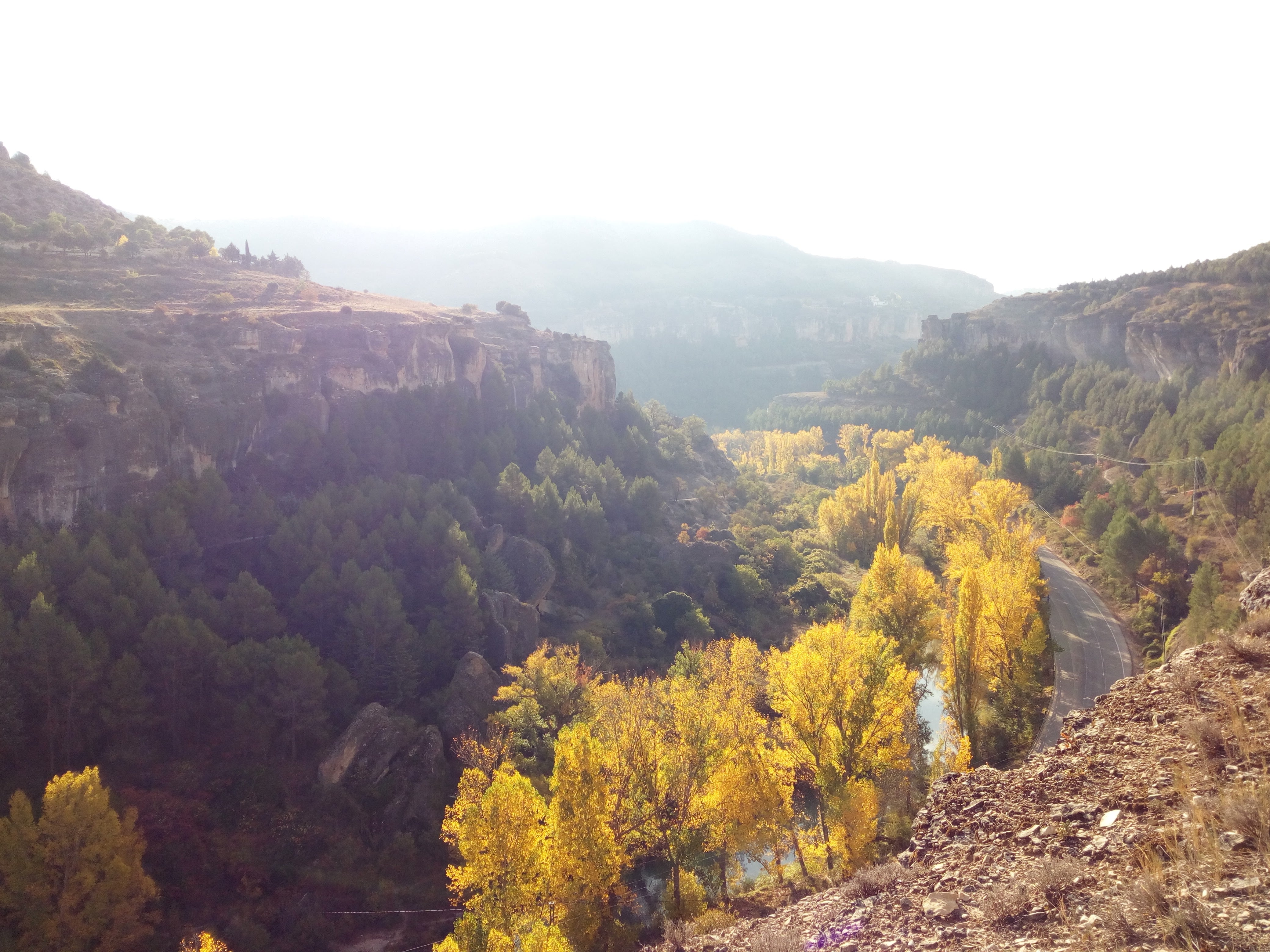 El otoño en el río Júcar en Cuenca.