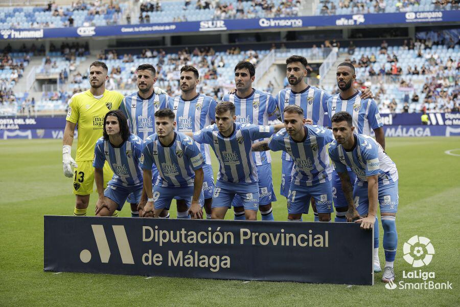 El último 11 del Málaga en Segunda División en el partido ante el Ibiza