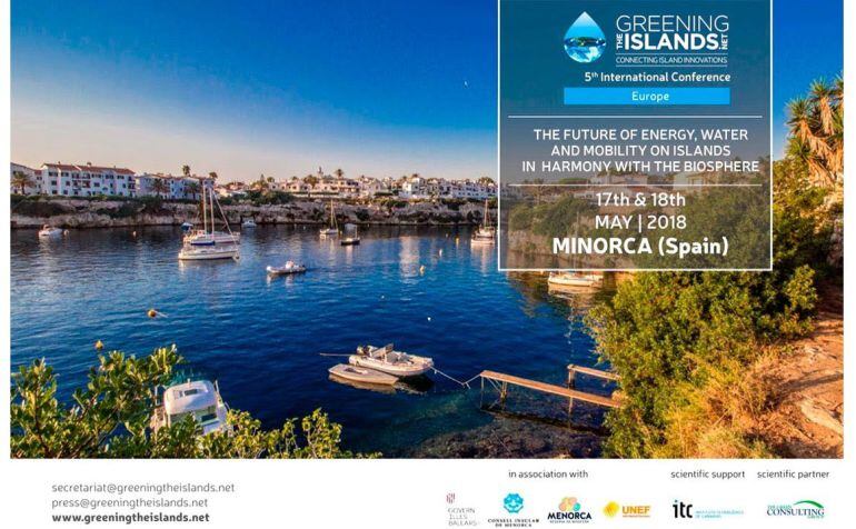 Cartel anunciador del encuentro en Menorca.