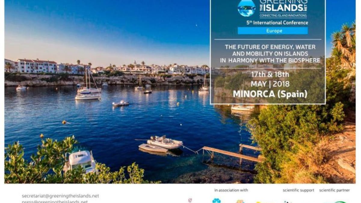 Menorca agrupará en mayo reuniones internacionales de islas sostenibles