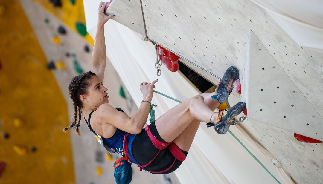 Luce Douady, durante una prueba celebrada en 2018.