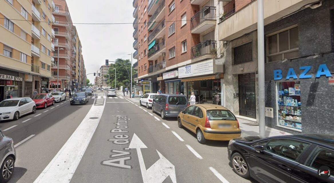 Altura de la avenida de Portugal donde se ha producido el accidente/Maps