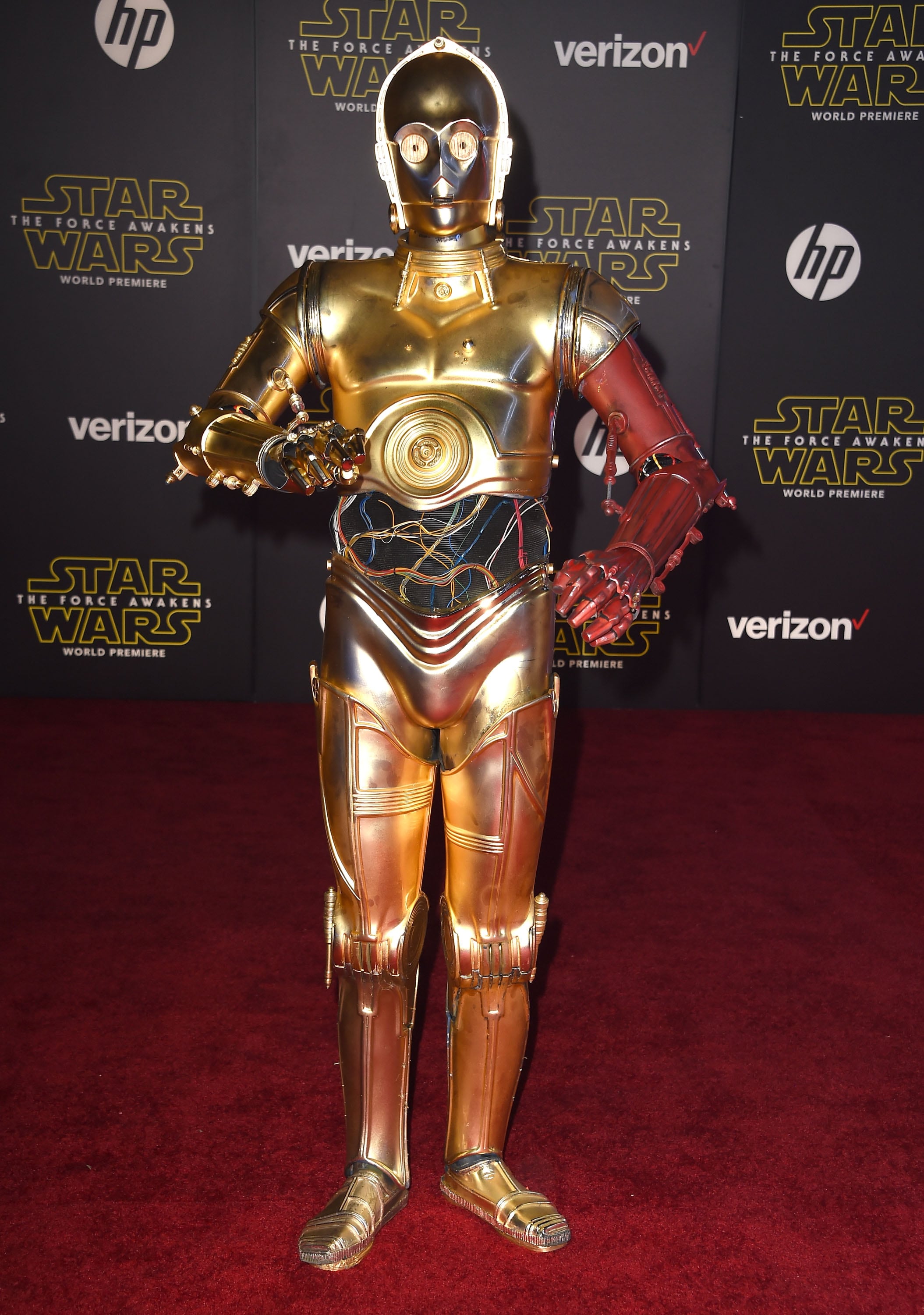 C3PO durante un estreno en la alfombra roja.  (Photo by Steve Granitz/WireImage)