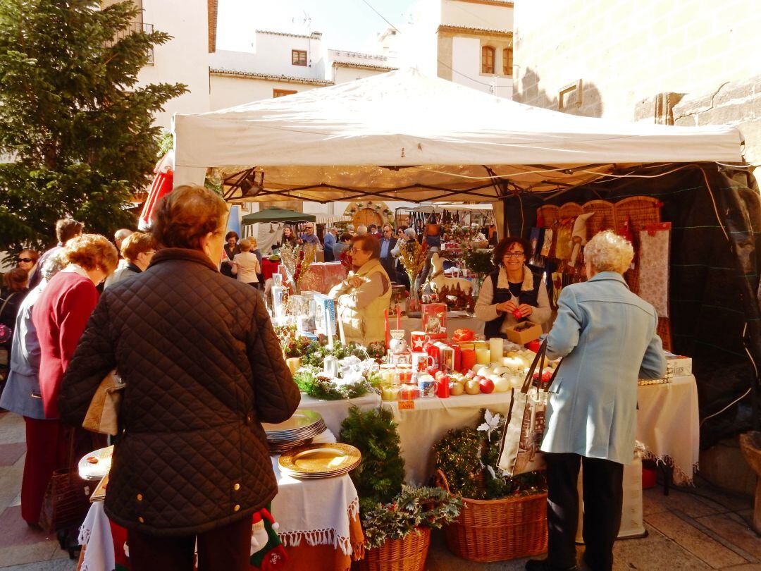 Imagen de archivo de una Fira de Nadal, celebrada años atrás en Xàbia.