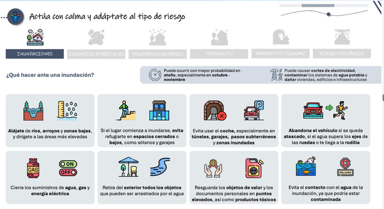 Recomendaciones de la Generalitat Valenciana. Fuente: GVA