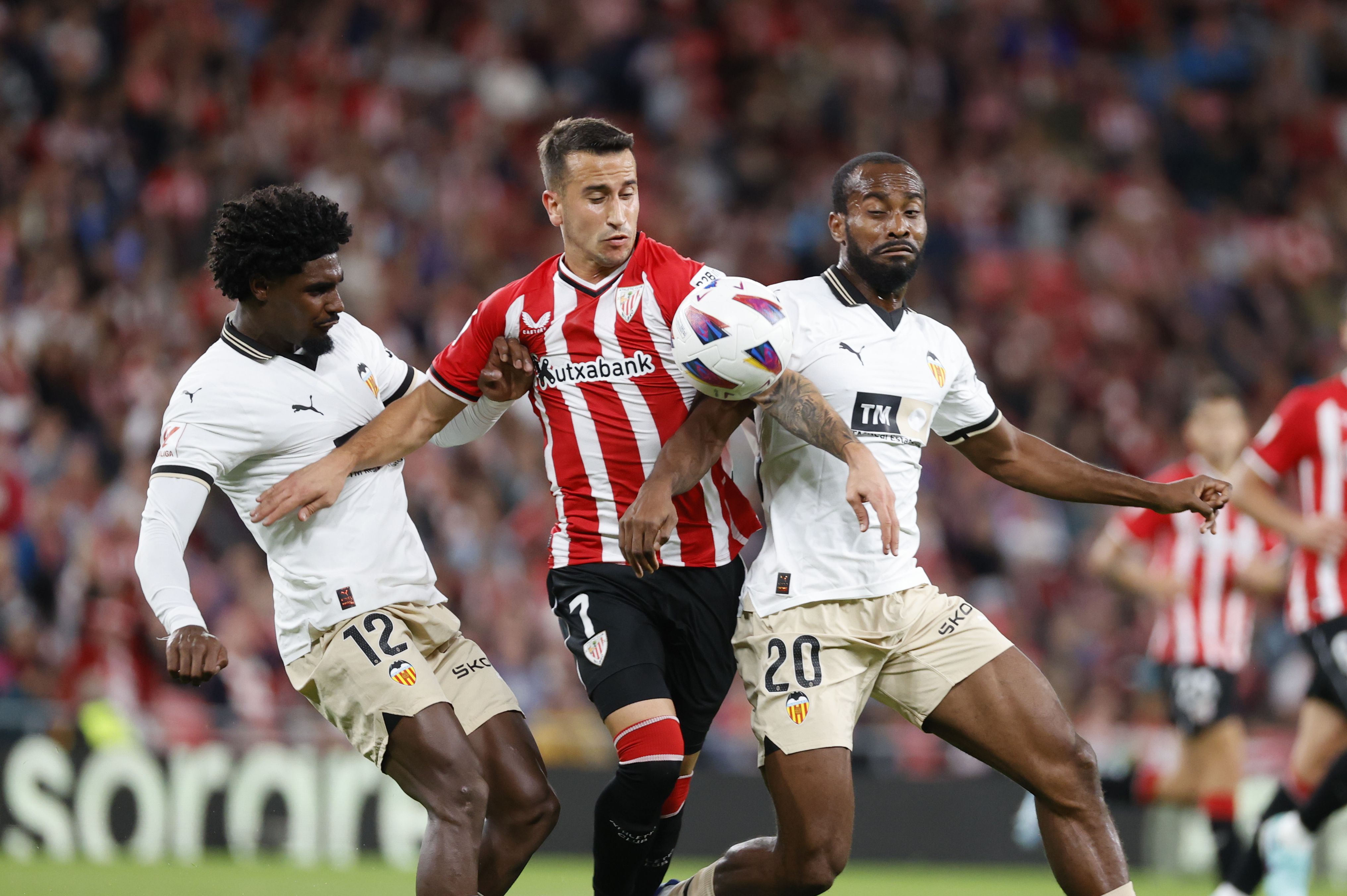 Berenguer, durante el partido ante el Valencia