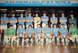 Juanpe (primero por la Dcha. agachado) en el mítico Calpisa