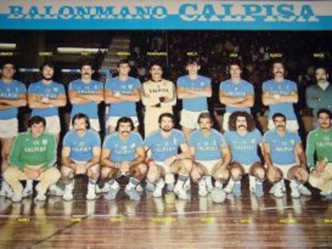 Juanpe (primero por la Dcha. agachado) en el mítico Calpisa