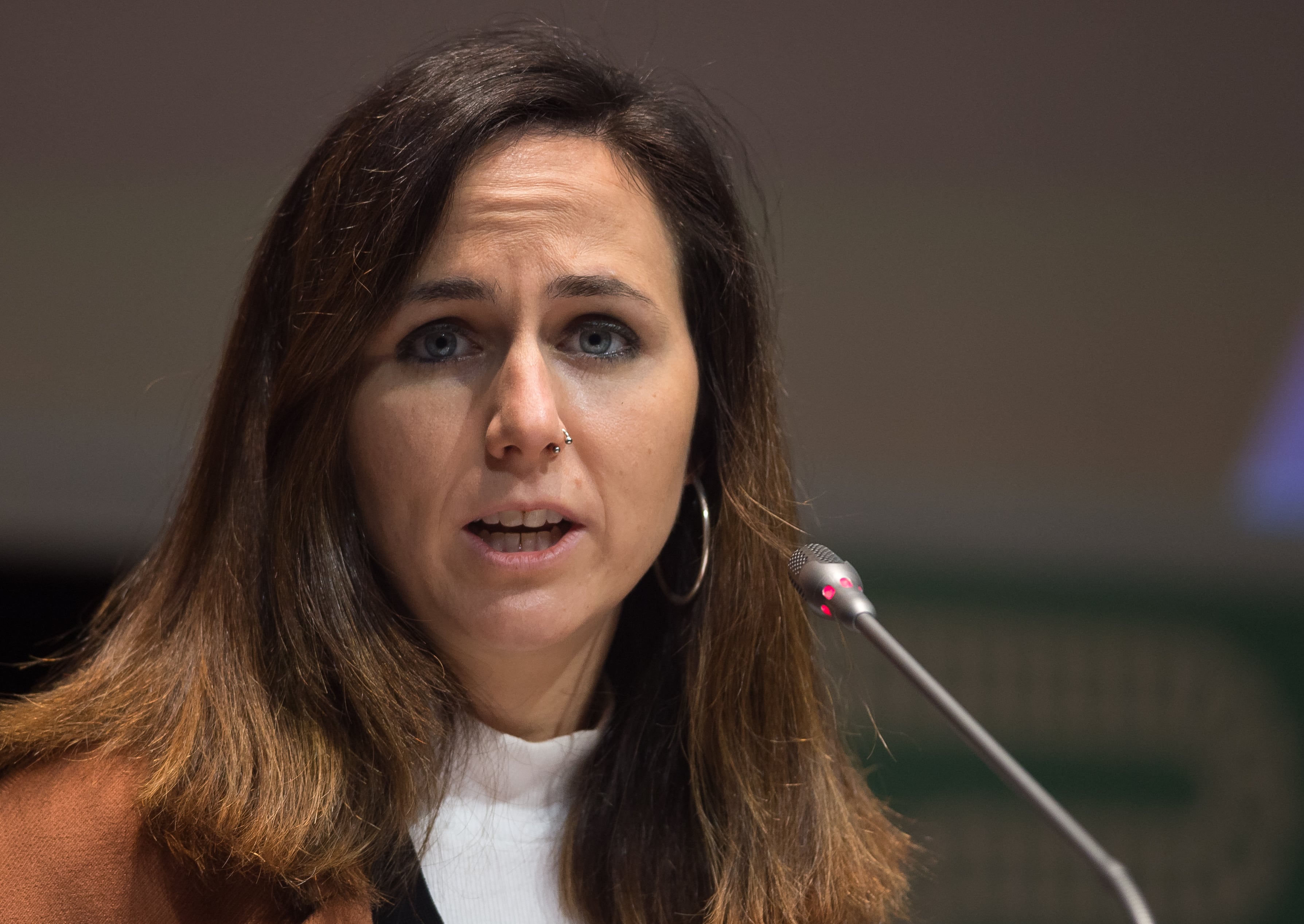 Ione Belarra, secretaria general de Unidas Podemos y ministra de Derechos Sociales y Agenda 2030.