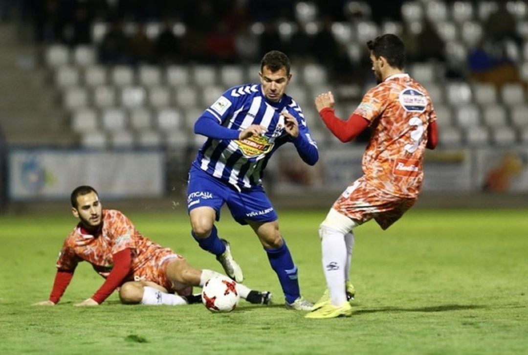 Espinar durante un partido.