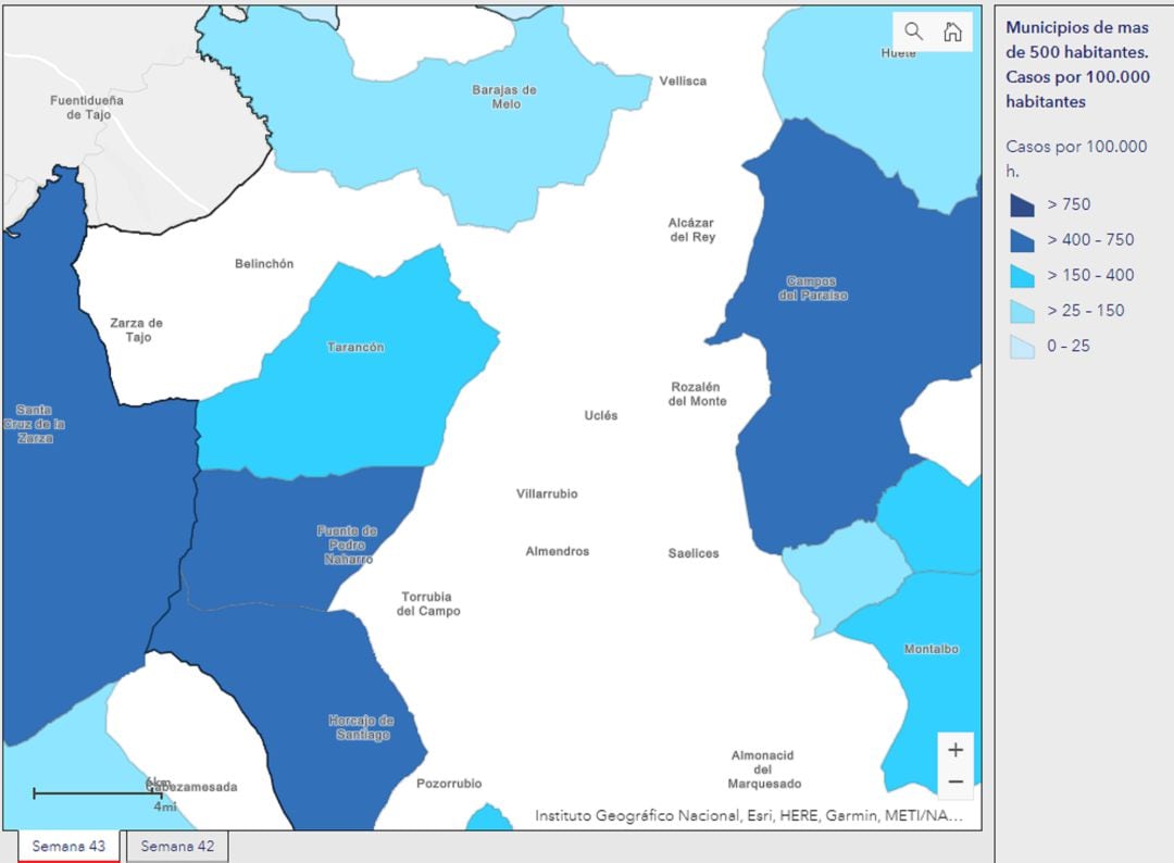 Datos por municipios