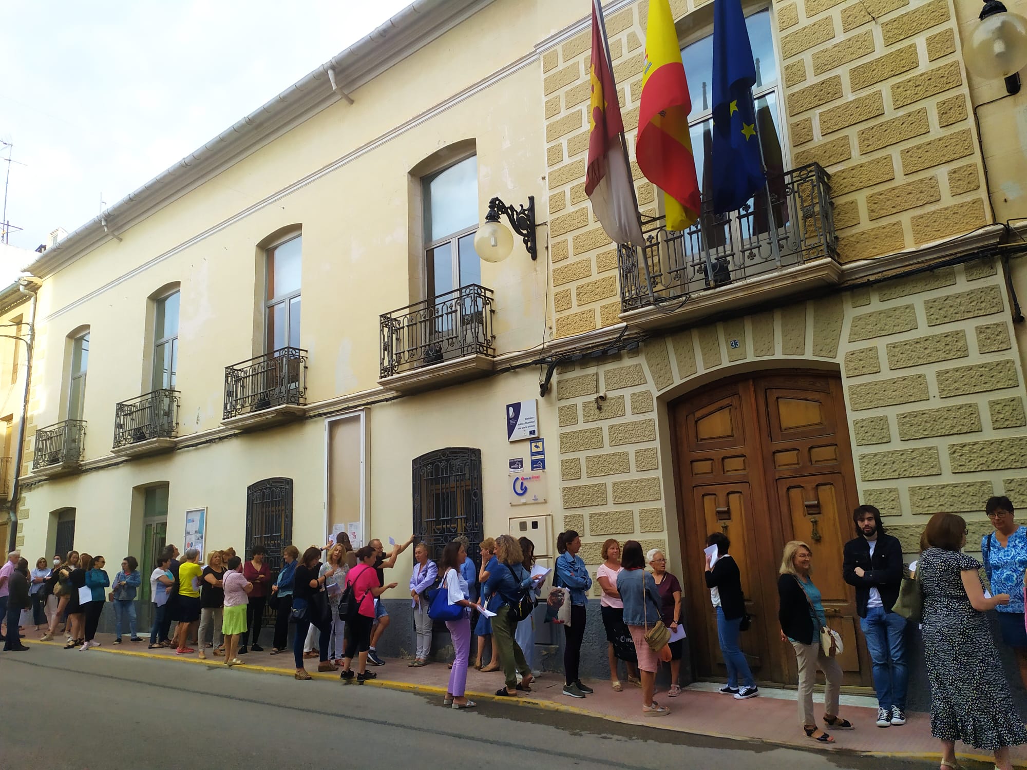 Exterior de la Casa de Cultura de Caudete