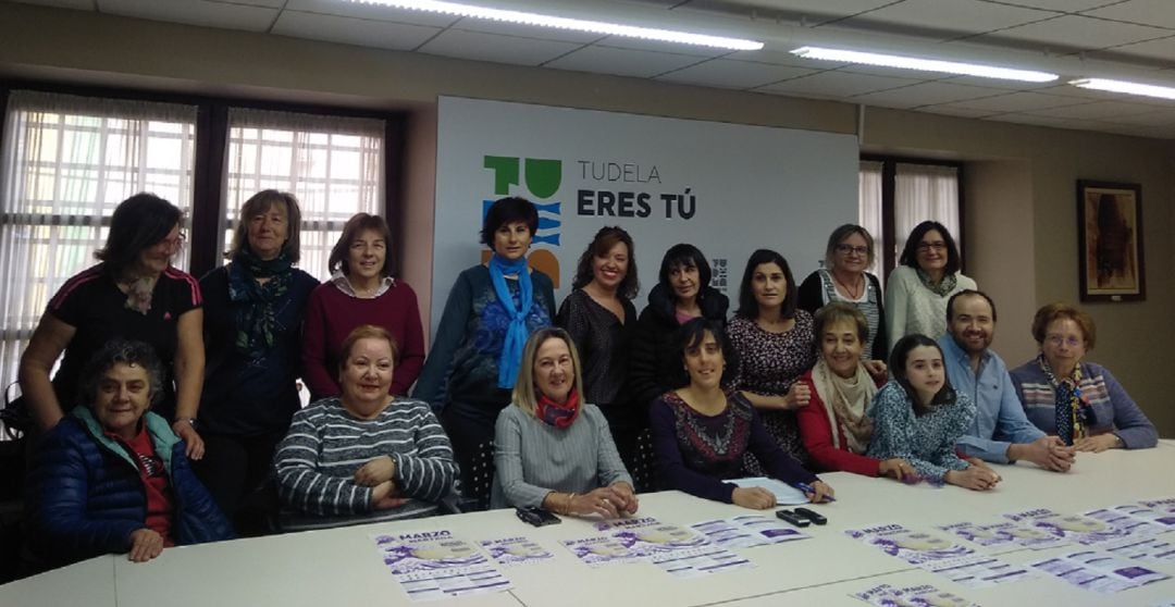 Integrantes del Consejo Municipal de la Mujer de Tudela 