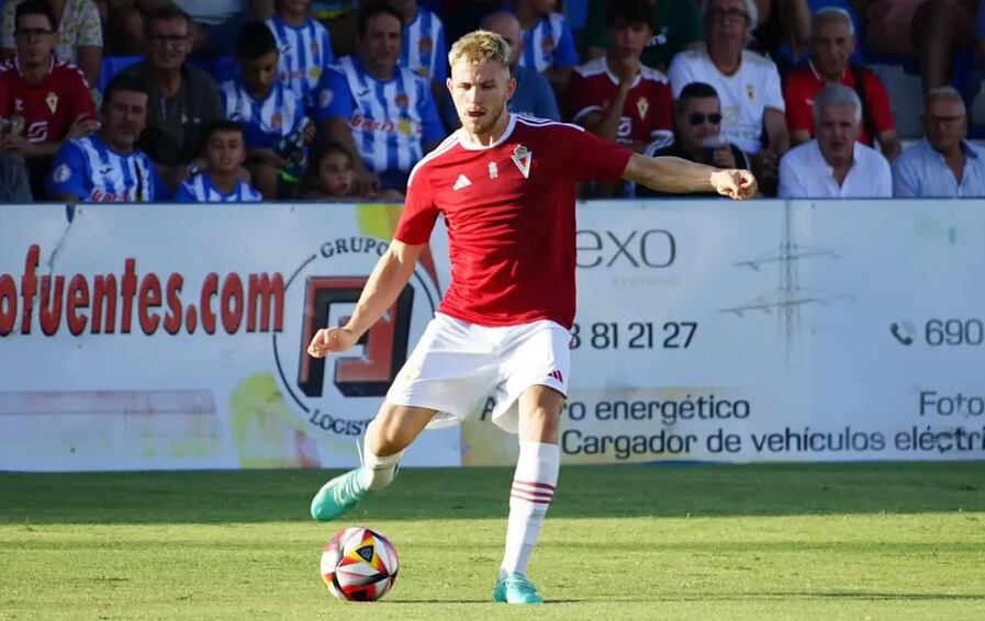 Sergio Santos con el Murcia en Águilas