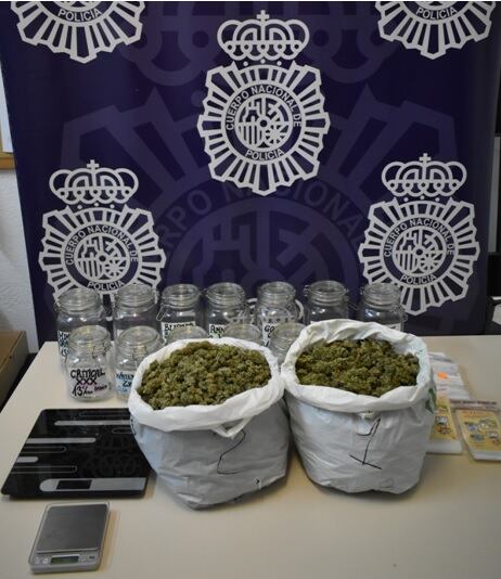 Club de Cannabis desmantelado por la Policía Nacional