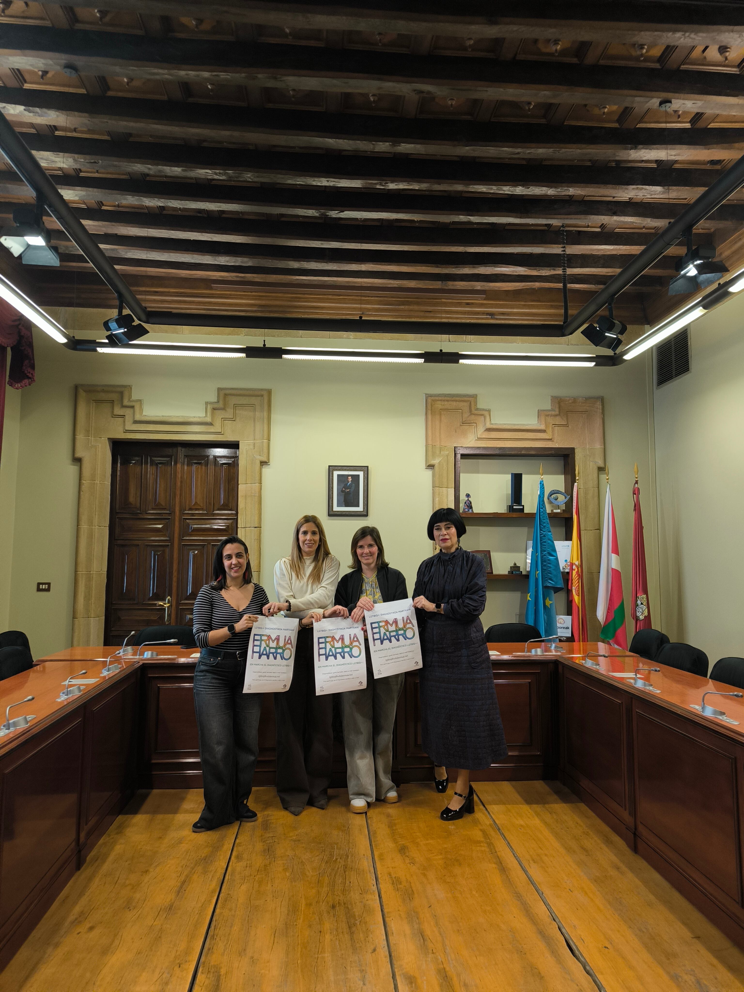 Rueda de prensa del Ayuntamiento de Ermua