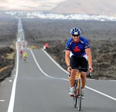 Alex Rubio, en el Ironman de Lanzarote