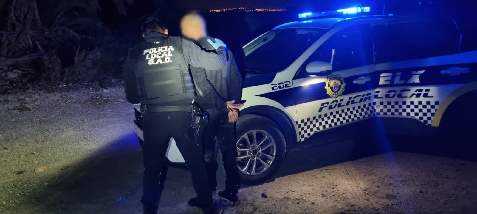 La Policía Local detiene a dos hombres por posible implicación de robos en el interior de viviendas