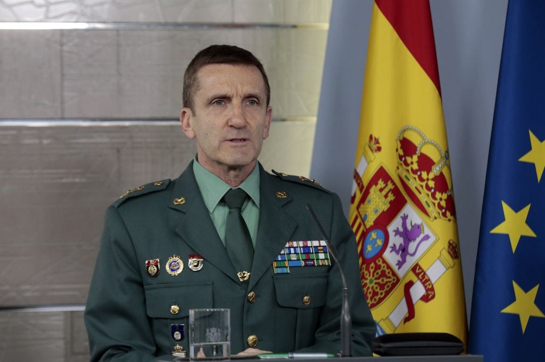 El jefe del Estado Mayor de la Guardia Civil, José Manuel Santiago Marín.