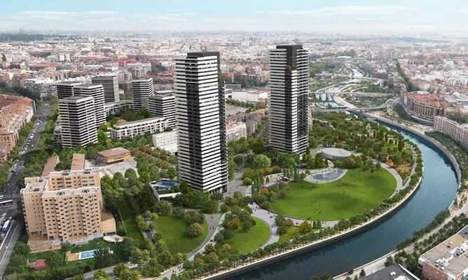 Recreación de cómo será el futuro ámbito Mahou-Calderón, un proyecto urbanístico del prestigioso estudio de arquitectura R&AS.