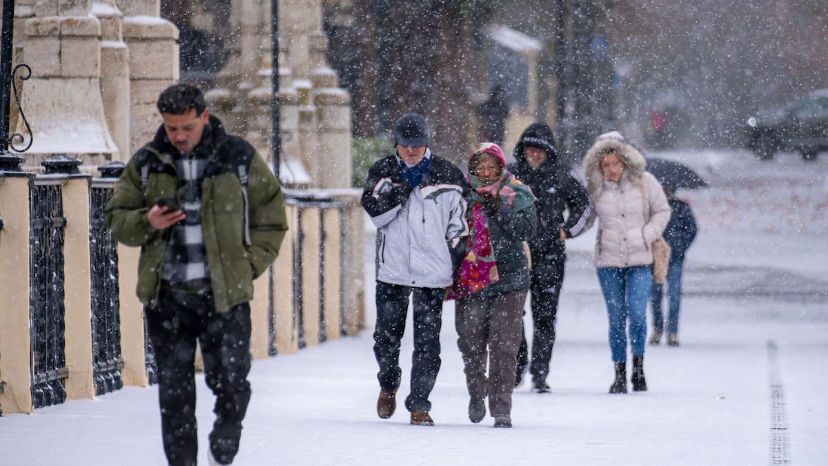 Casi toda España está en alerta por frío, nevadas o vientos: Guadalajara, en rojo con temperaturas de -15 grados