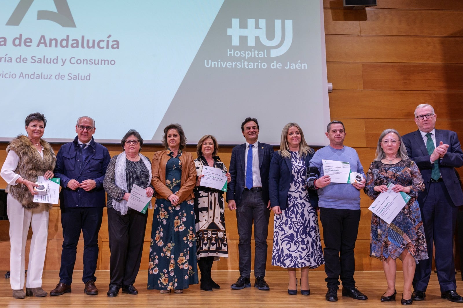 Acto Homenaje a jubilados del Hospital Universitario de Jaén