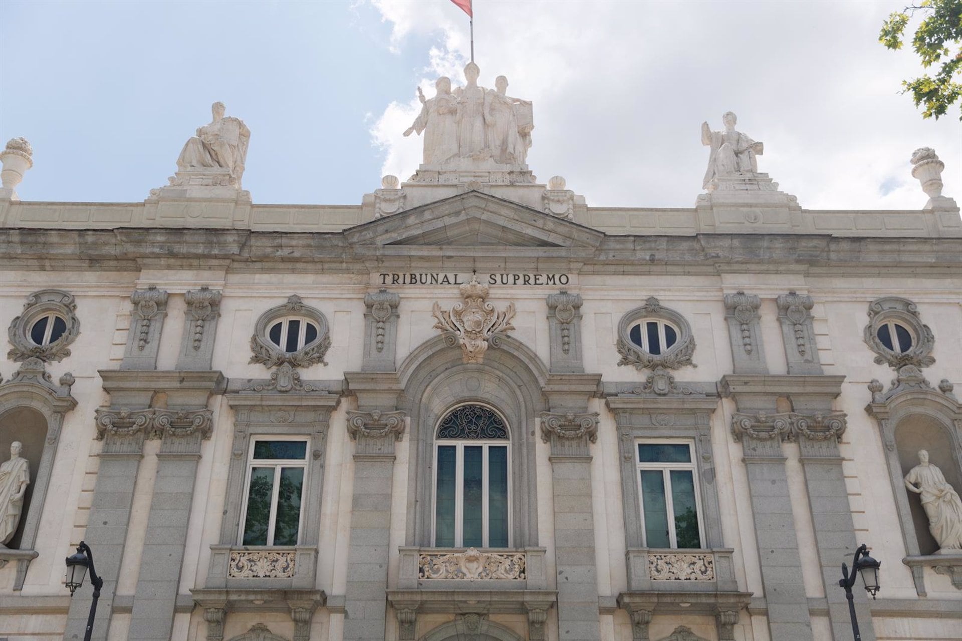 Fachada del Tribunal Supremo. Imagen de archivo.