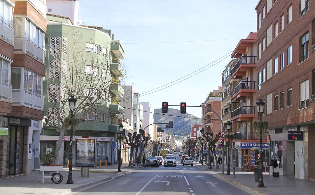 Imagen de la calle Santo Tomás de Benicàssim.