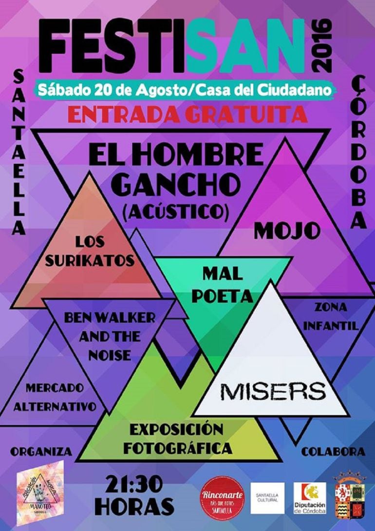 Cartel del FestiSan 2016