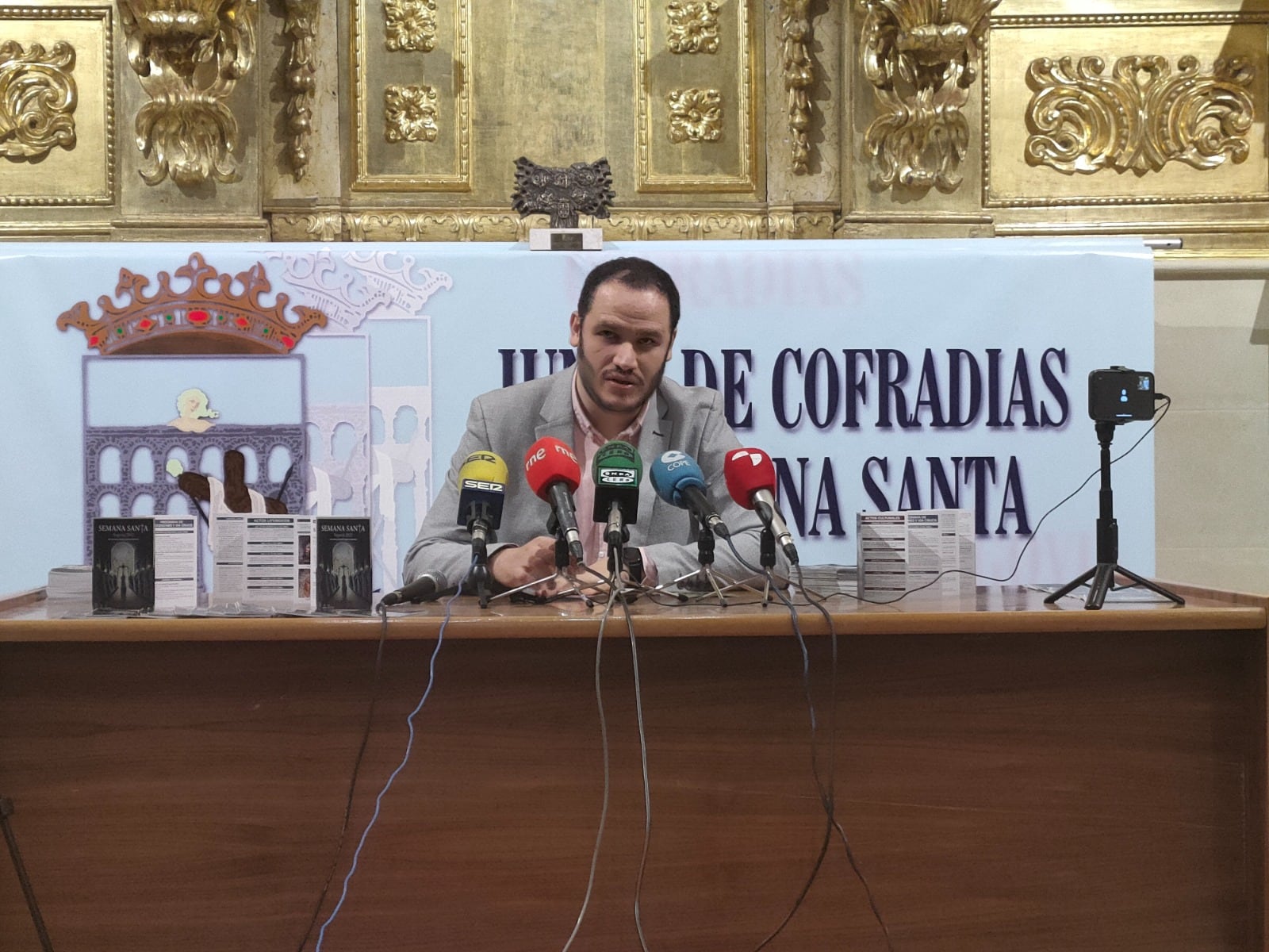 Víctor García Rubio, presidente de la Junta de Cofradías de Segovia